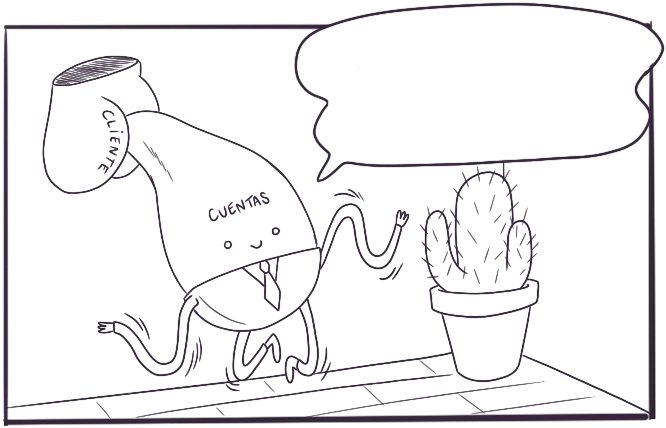 Un perfil de cuentas hablando