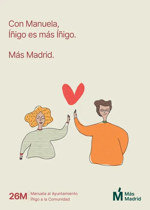 Cartel de Más Madrid 1