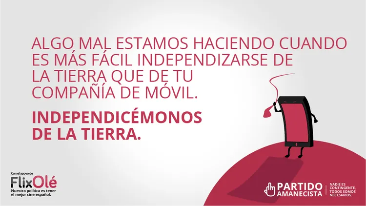 Cartel del Partido Amanecista 3